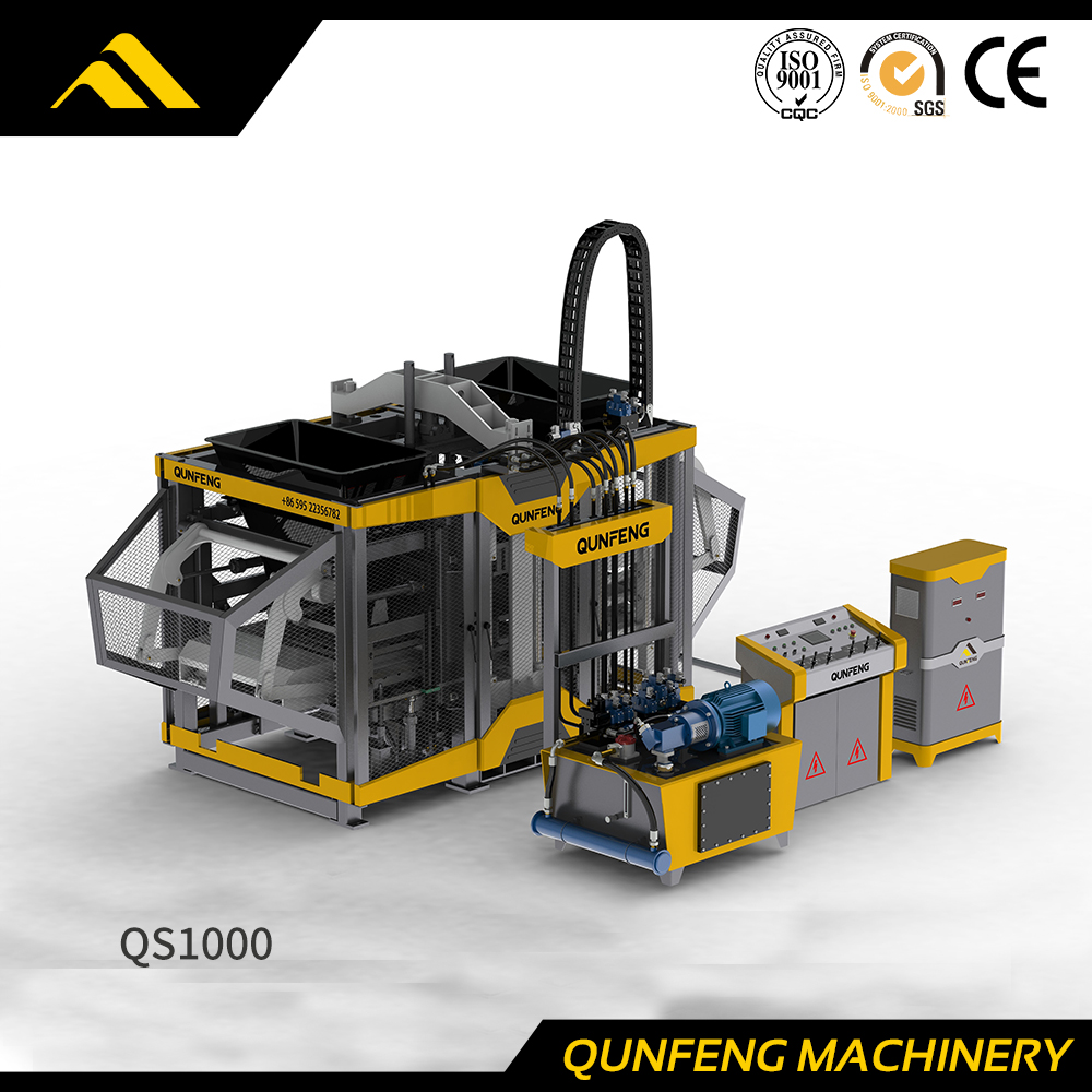 Máquina de bloques automática avanzada de la serie 'Supersonic' (QS1000)