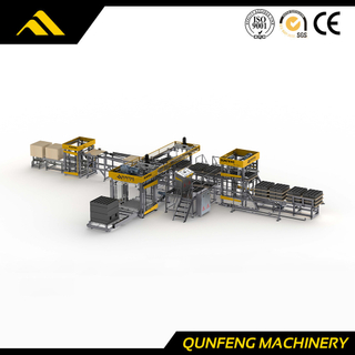 Sistema de paletizado de posición baja (Cuber)