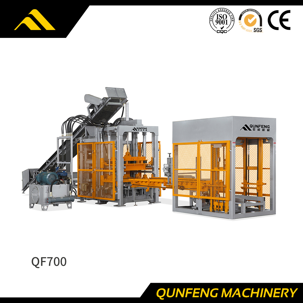Máquina de bloques de hormigón serie QF (QF700)