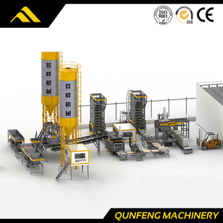 Línea de producción de bloques completamente automática