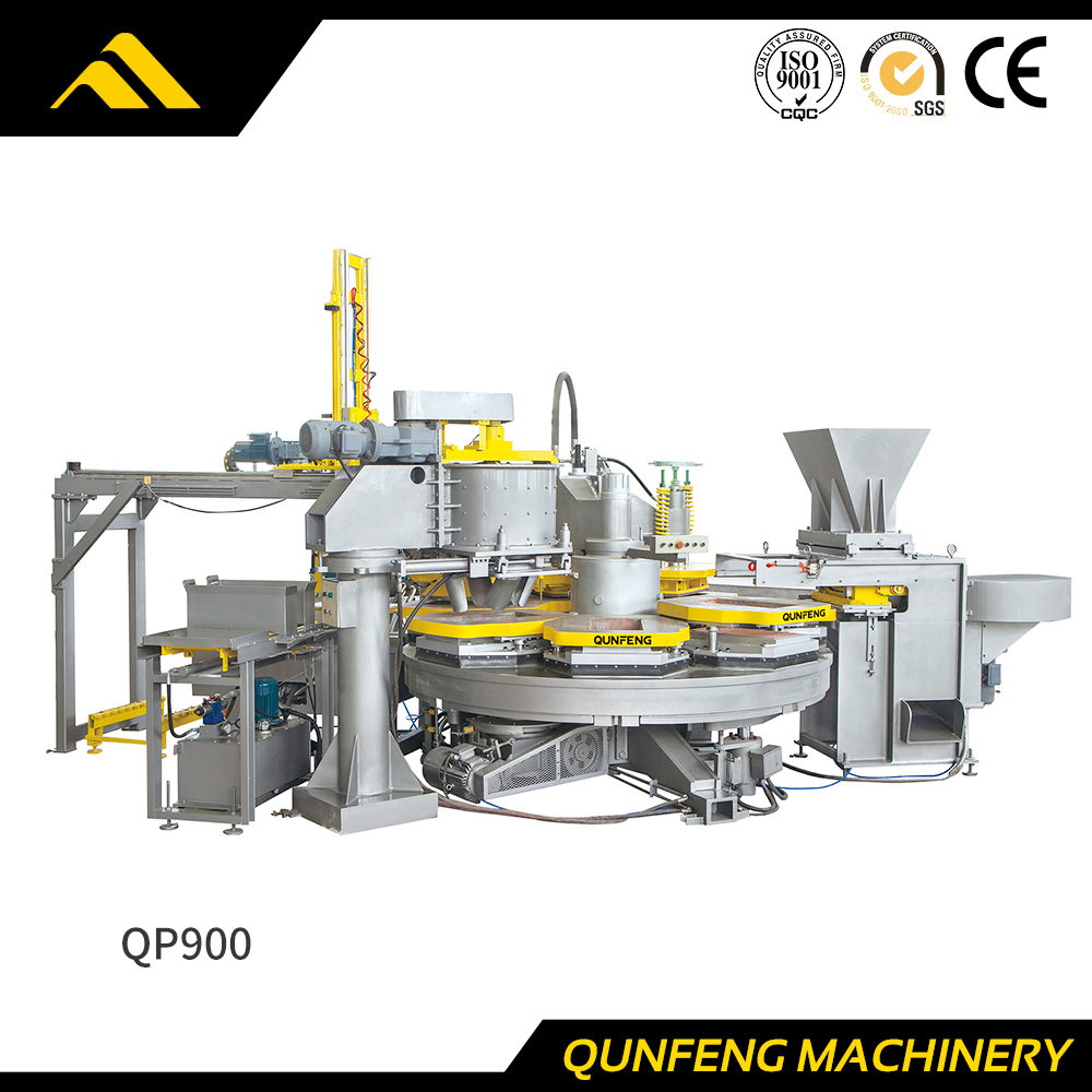 Máquina para fabricar baldosas de terrazo QPR600-6