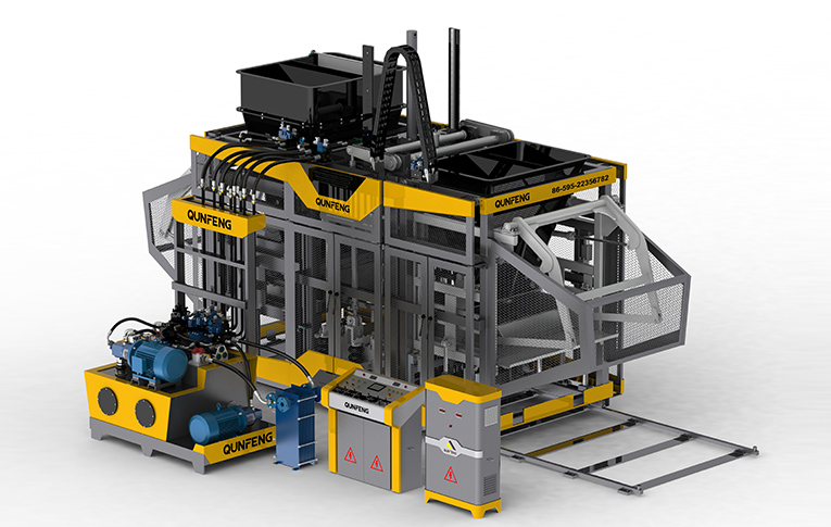 Máquina para fabricar bloques de hormigón grandes (QS2000)