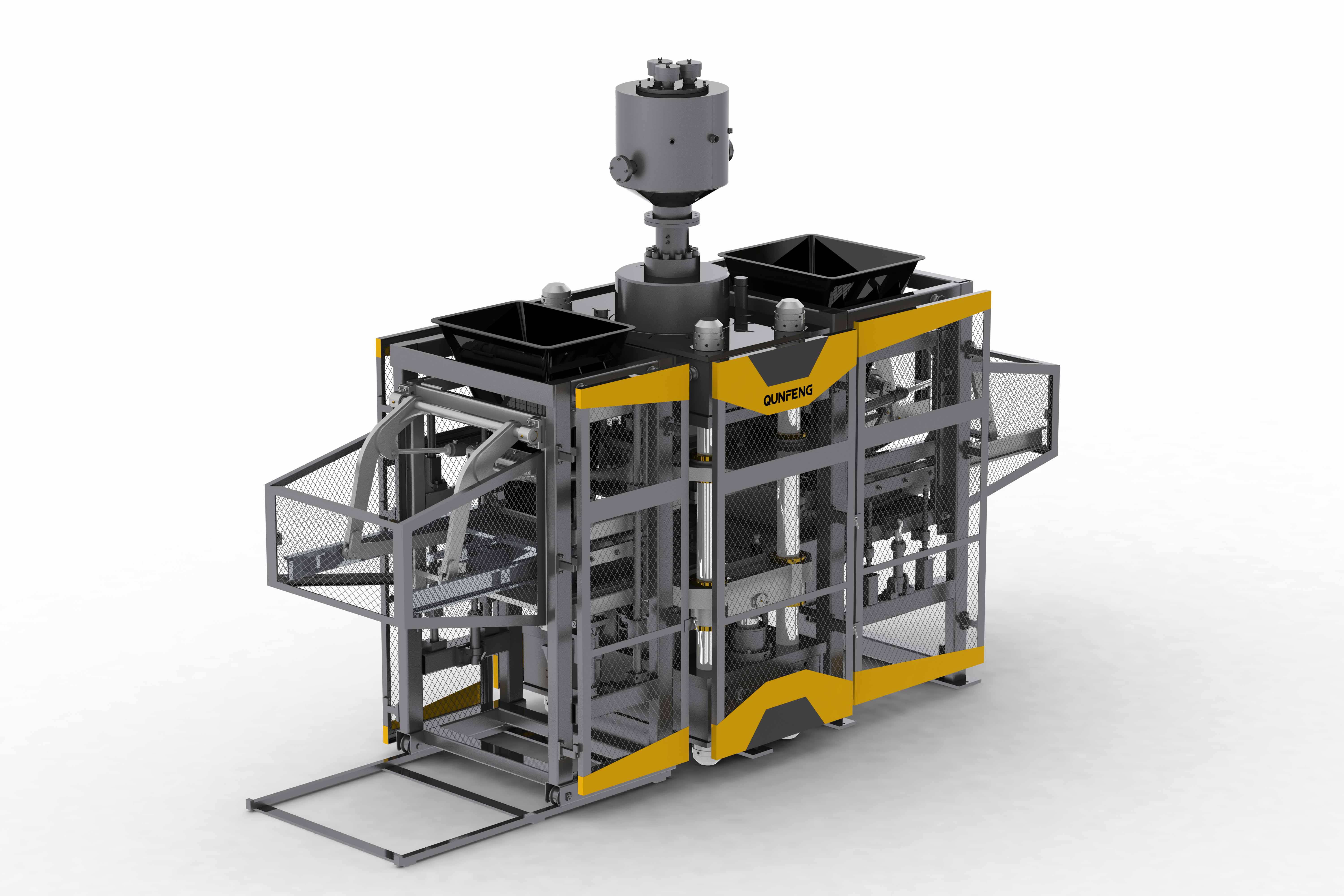 M&aacute;quina autom&aacute;tica de bloques est&aacute;ticos hidr&aacute;ulicos QP600 (presi&oacute;n de 600 toneladas)