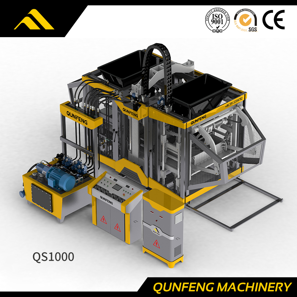 Máquina de bloques automática avanzada de la serie 'Supersonic'(QS1000)